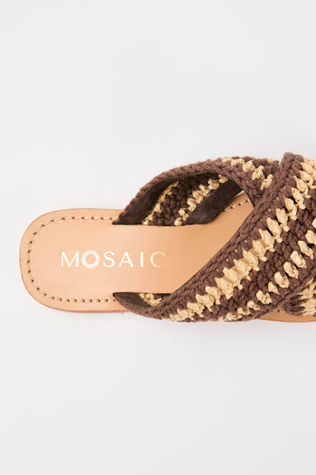 Mosaic Sandalo Brown/beige Donna - 6