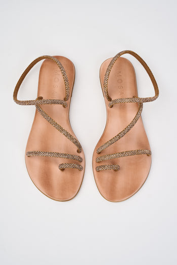 Mosaic Sandalo Gold Coffe Donna - 4