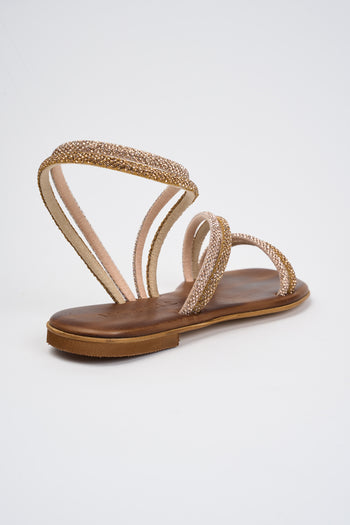 Mosaic Sandalo Rose Gold/gold Beige Donna - 3