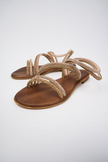Mosaic Sandalo Rose Gold/gold Beige Donna - 5