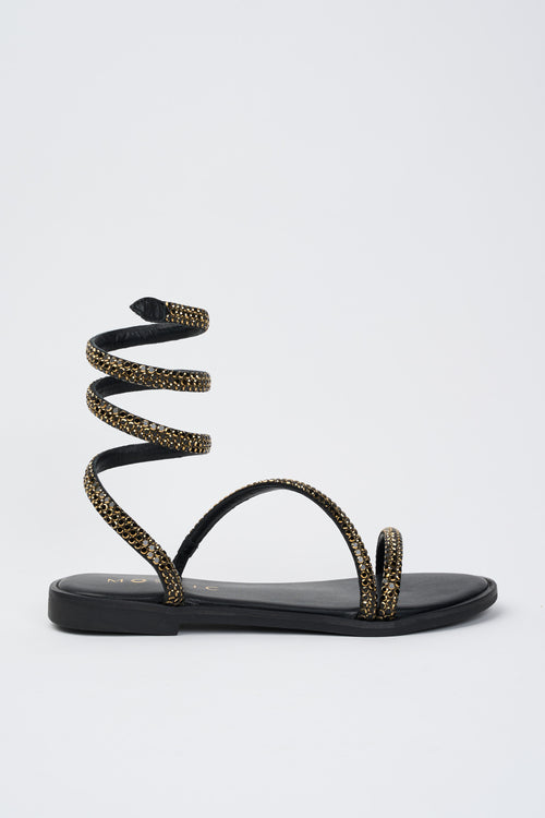 Mosaic Sandalo Black Donna