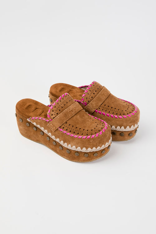 Mou Sabot Cognac Donna - 2