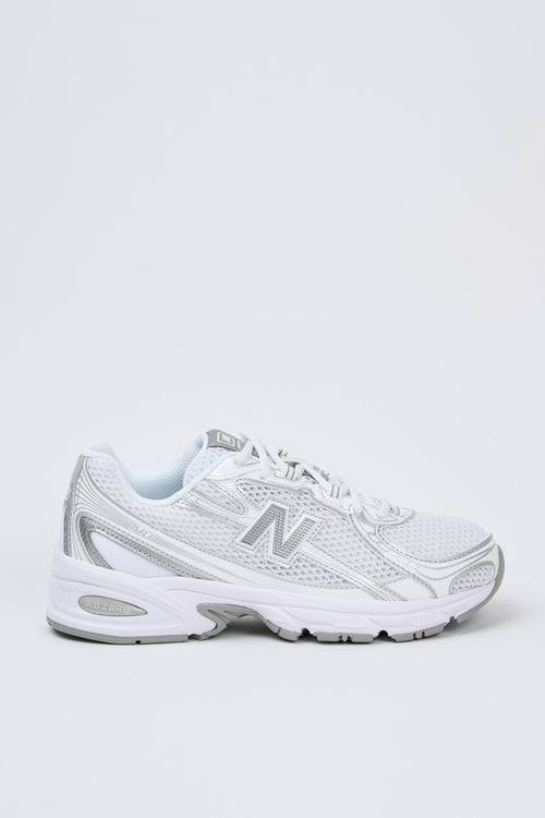 New Balance Sneaker White/silver Unisex