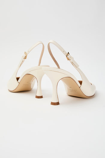 Ninalilou Slingback Avorio Donna - 5