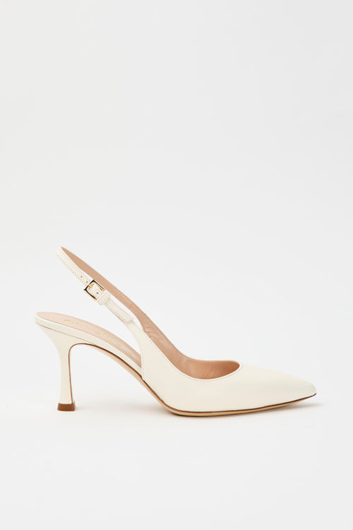 Ninalilou Slingback Avorio Donna