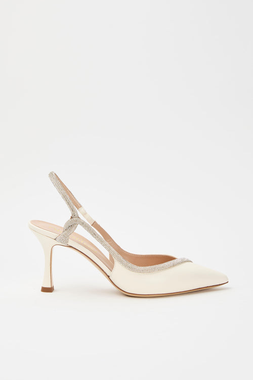 Ninalilou Slingback Avorio Donna
