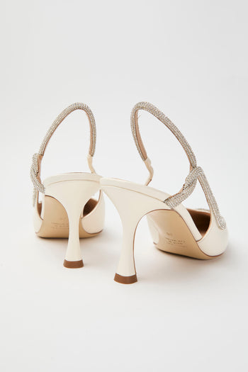 Ninalilou Slingback Avorio Donna - 3