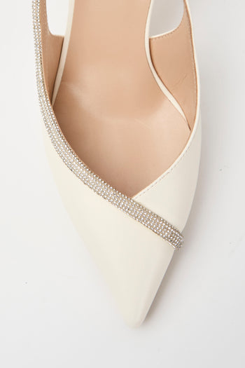 Ninalilou Slingback Avorio Donna - 6