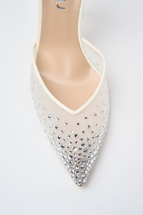 Ninalilou Slingback Avorio Donna - 2