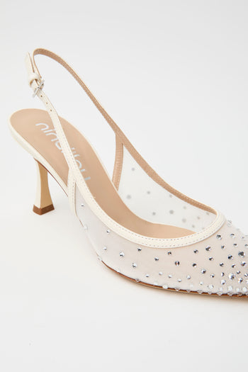Ninalilou Slingback Avorio Donna - 5