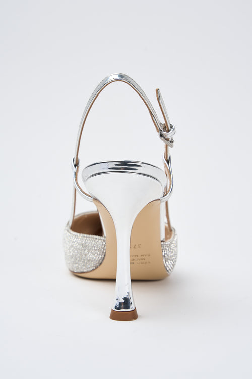 Ninalilou Slingback Argento Donna - 2