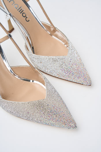 Ninalilou Slingback Argento Donna - 3