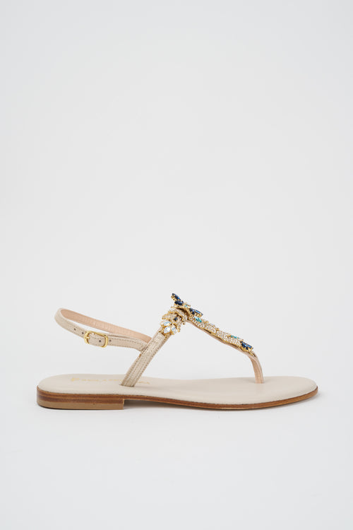 Paola Fiorenza Sandalo Blu Donna