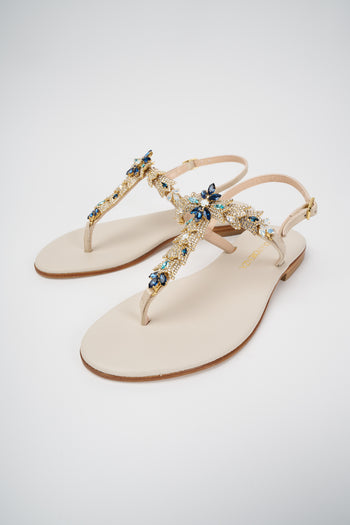 Paola Fiorenza Sandalo Blu Donna - 6