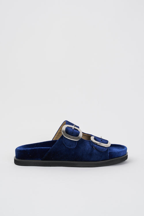 Paola Fiorenza Ciabatta Blu Donna
