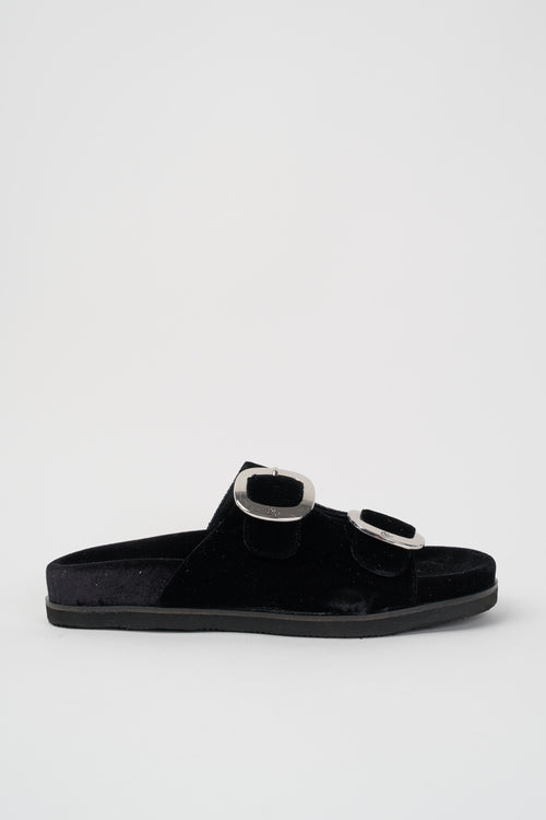 Paola Fiorenza Ciabatta Nero Donna