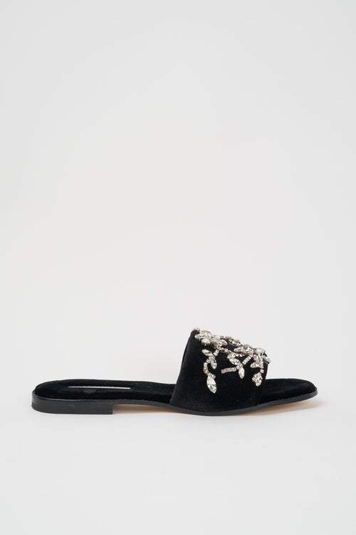 Paola Fiorenza Ciabatta Nero Donna