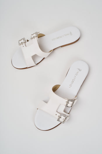Paola Fiorenza Ciabatta Bianco Donna - 3