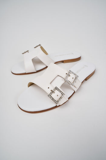 Paola Fiorenza Ciabatta Bianco Donna - 4