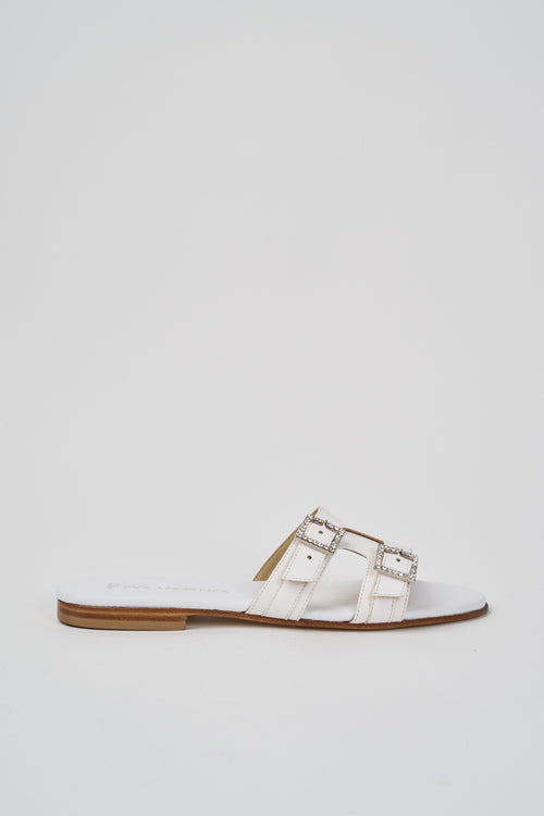 Paola Fiorenza Ciabatta Bianco Donna