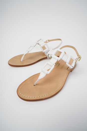 Paola Fiorenza Sandalo Bianco Donna - 6