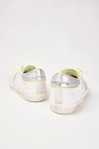 Philippe Model Sneaker Blanc Jaune Uomo - 5