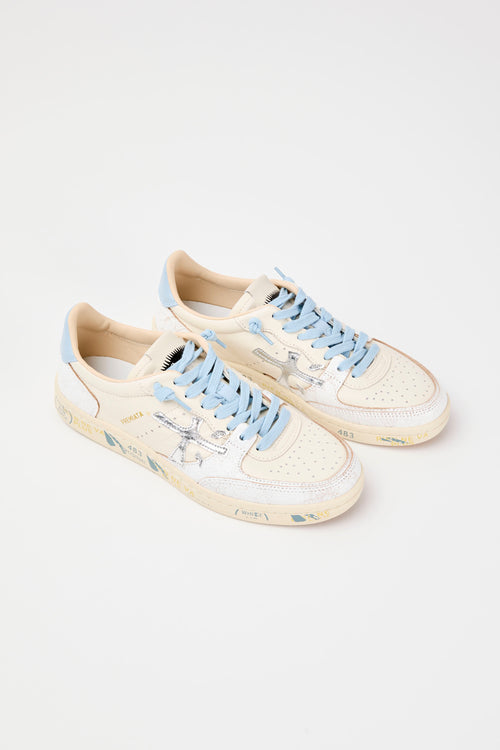 Premiata Sneaker Bianco/azzurro Donna - 2