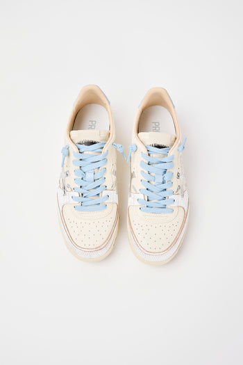 Premiata Sneaker Bianco/azzurro Donna - 3