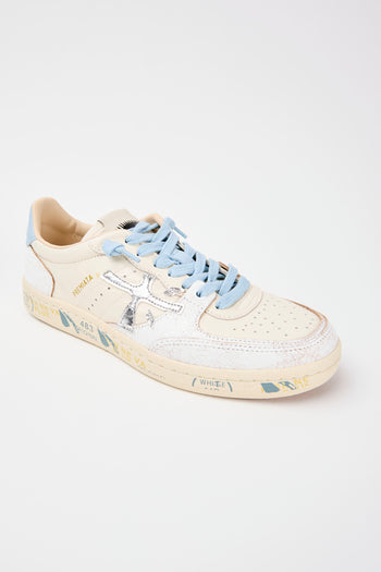 Premiata Sneaker Bianco/azzurro Donna - 4