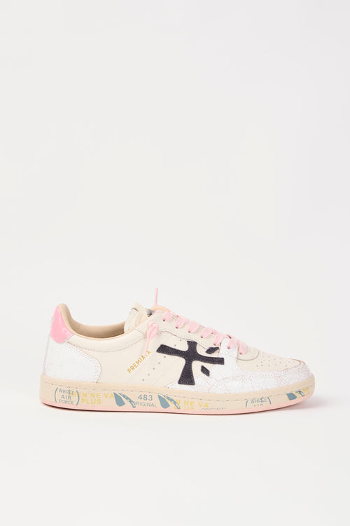 Premiata Sneaker Bianco/rosa Donna