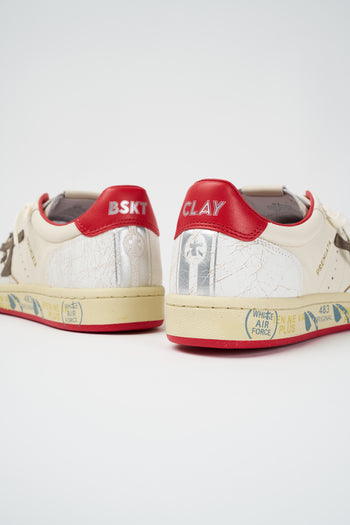 Premiata Sneaker Bianco/rosso Uomo - 3