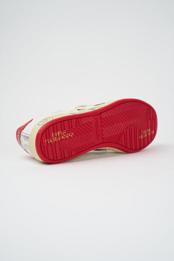 Premiata Sneaker Bianco/rosso Uomo - 4