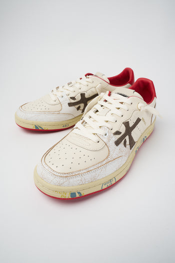 Premiata Sneaker Bianco/rosso Uomo - 6