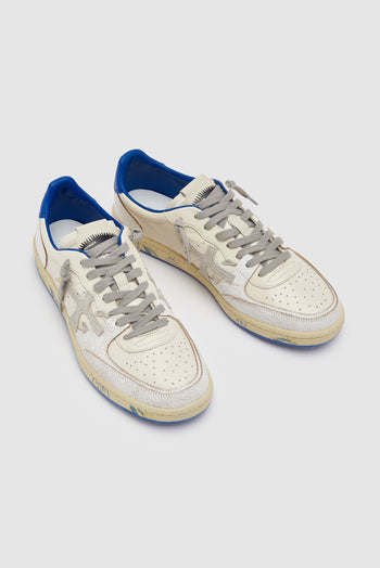 Premiata Sneaker Bianco/blu Uomo - 5