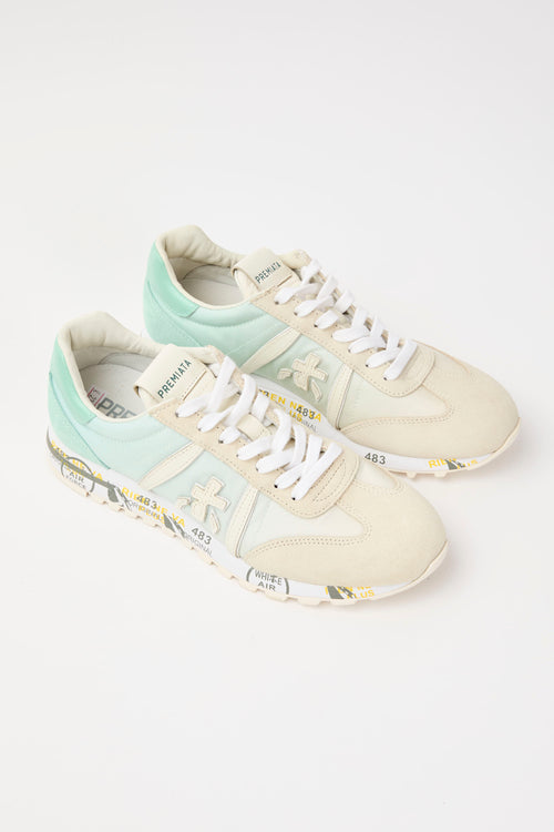 Premiata Sneaker Bianco+tiffany Donna - 2