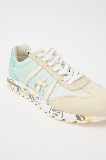 Premiata Sneaker Bianco+tiffany Donna - 3