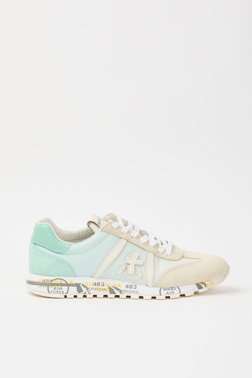 Premiata Sneaker Bianco+tiffany Donna