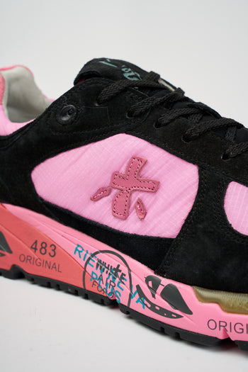 Premiata Sneaker Nero Fuxia Uomo - 3