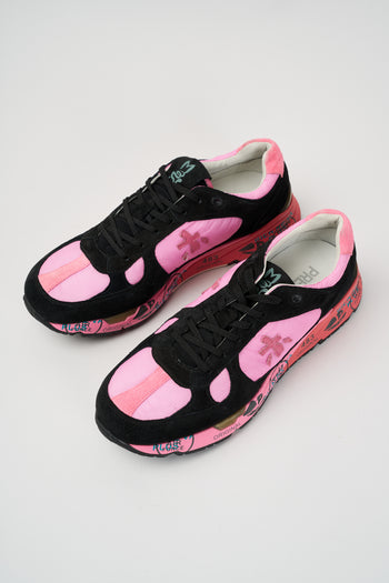 Premiata Sneaker Nero Fuxia Uomo - 4