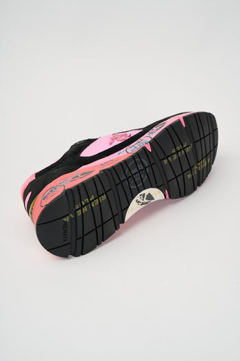 Premiata Sneaker Nero Fuxia Uomo - 6