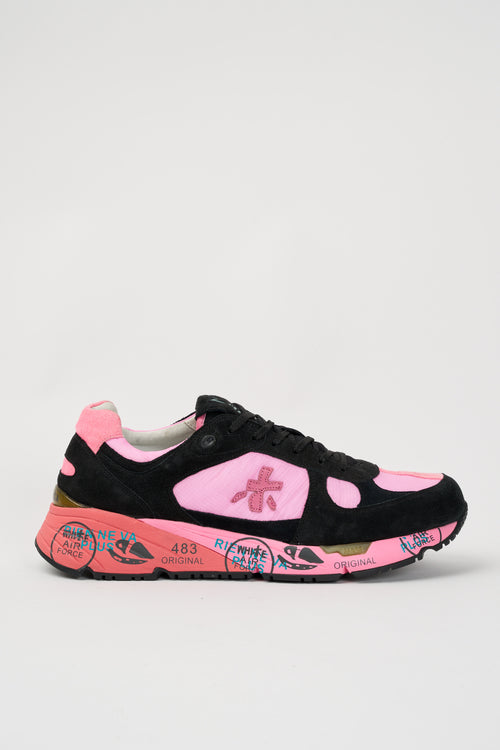 Premiata Sneaker Nero Fuxia Uomo