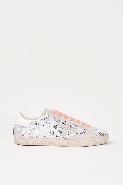 Premiata Sneaker Argento Donna