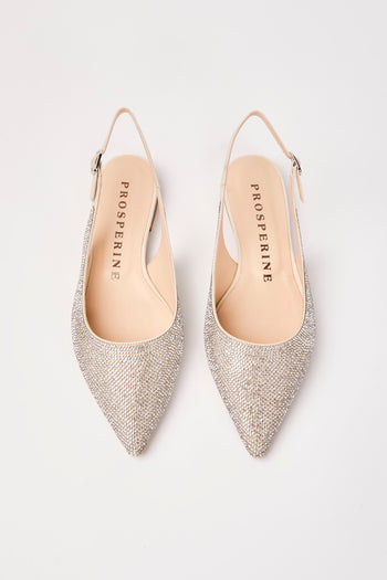 Prosperine Slingback Argento Donna - 3