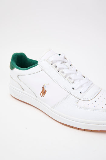 Ralph Lauren Sneaker White Green Uomo - 4