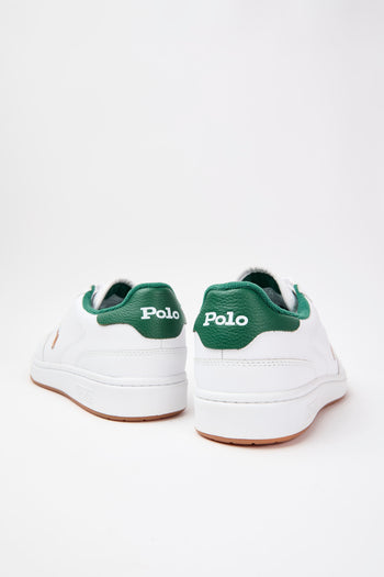 Ralph Lauren Sneaker White Green Uomo - 5