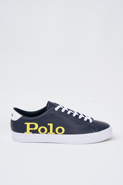 Ralph Lauren Sneaker Navy Yellow Uomo