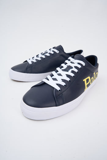 Ralph Lauren Sneaker Navy Yellow Uomo - 6