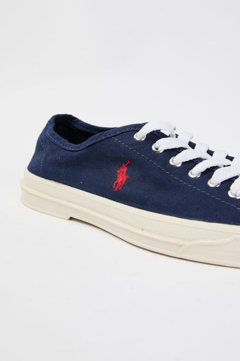 Ralph Lauren Sneaker Navy Red Uomo - 3