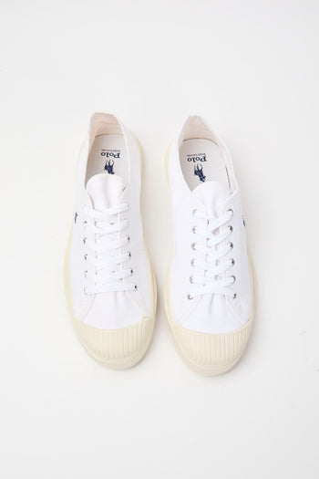 Ralph Lauren Sneaker White/navy Uomo - 3