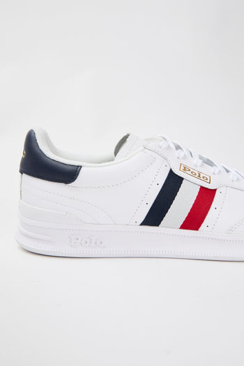 Ralph Lauren Sneaker White Red Blue Uomo - 6